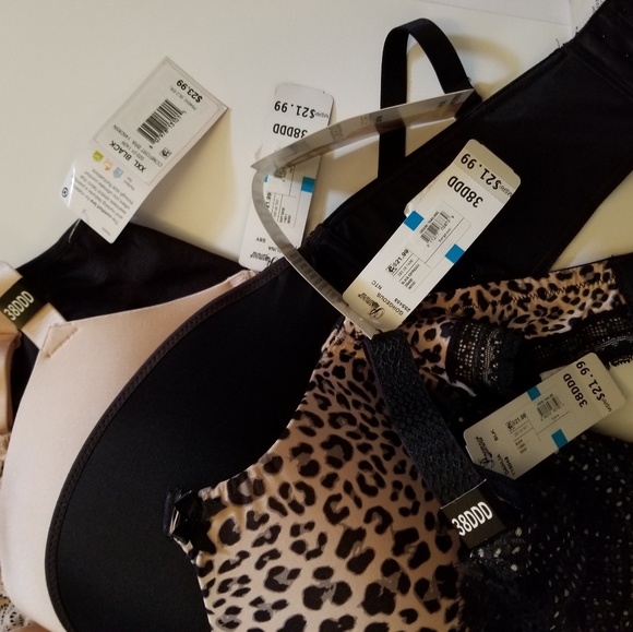 Plus Size 5 Push Up Multiway Strapless Bra Bundle - Picture 5 of 7